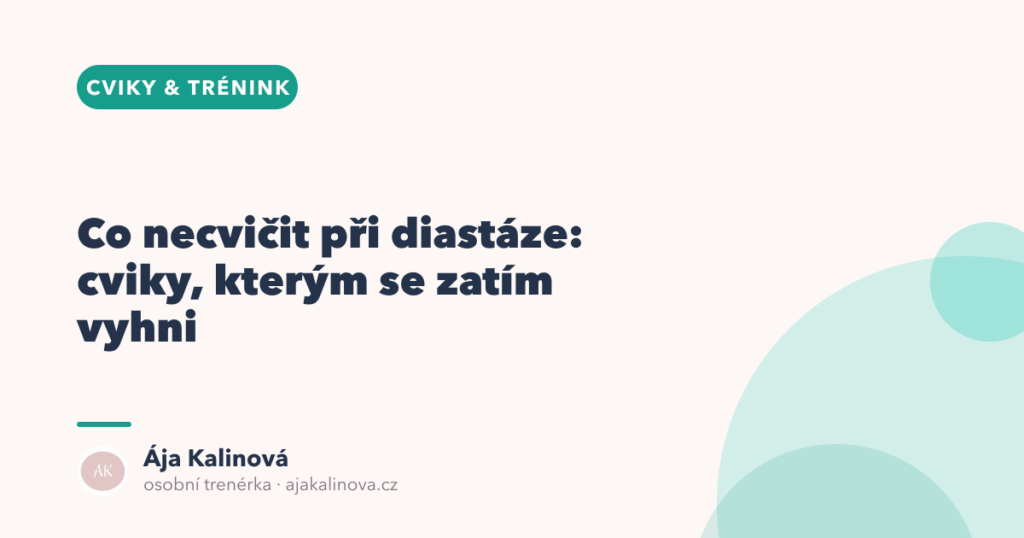 Co necvičit při diastáze: 8 cviků, kterým se vyhnout